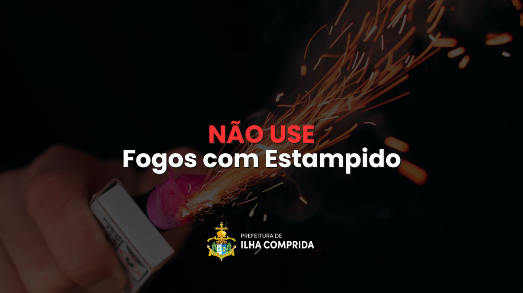 Uso de fogos com estampido é proibido por lei em Ilha Comprida