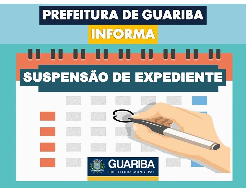 Suspensão de Expediente - 12 de Junho