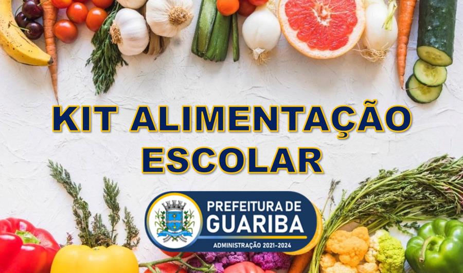 Atenção - Cronograma de entrega dos Kits de Alimentação Escolar