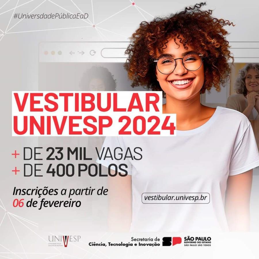 Processo Seletivo Vestibular UNIVESP 2024 Prefeitura de São João da