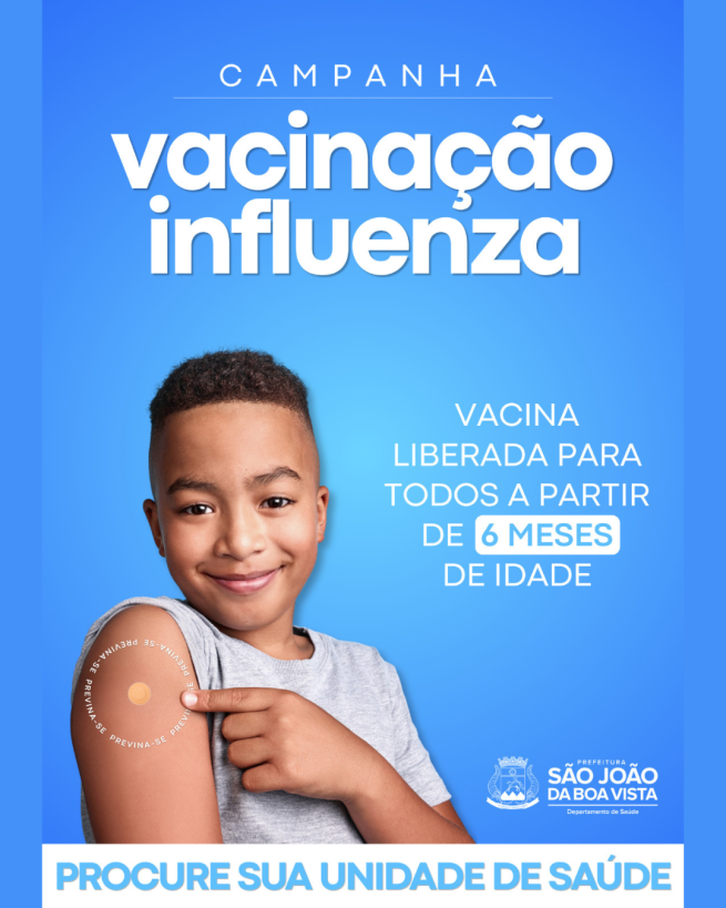 Imagem de Vacina contra a gripa está liberada para toda a população