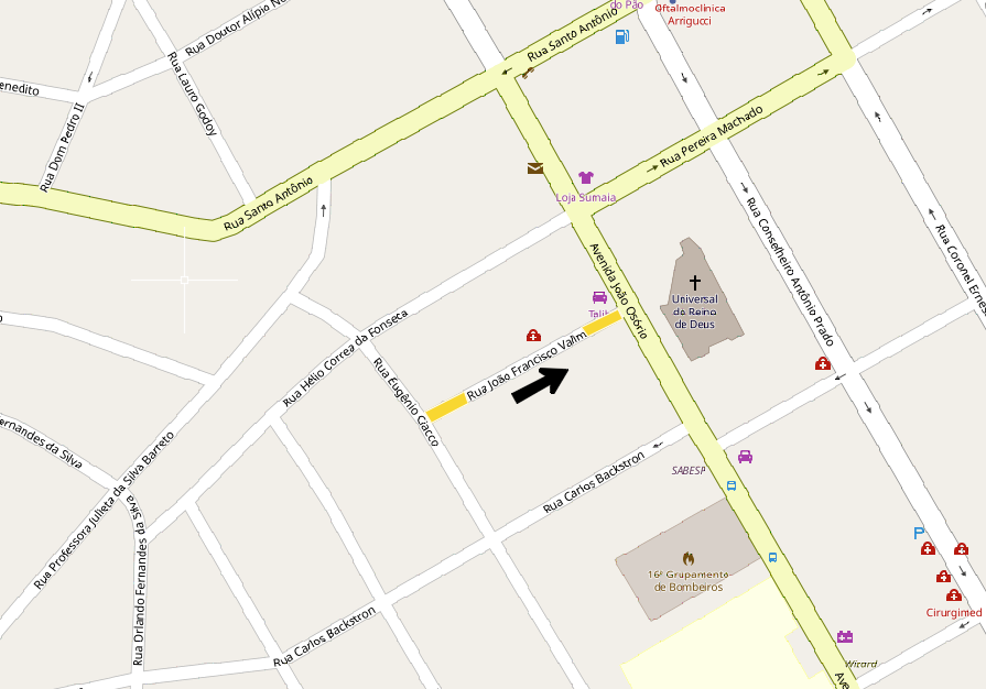 Alteração sentido da Rua João Francisco Valim