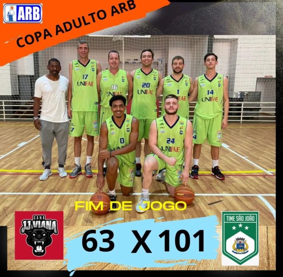 Time São João de basquete estreia com vitória na ARB