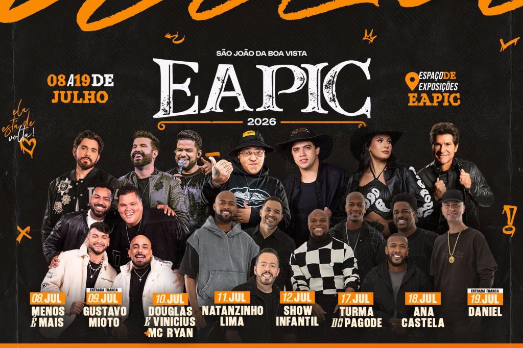 Imagem de São João lança a 50ª EAPIC e anuncia programação