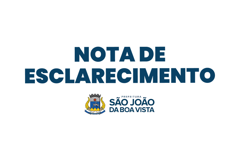 Imagem de Nota de Esclarecimento