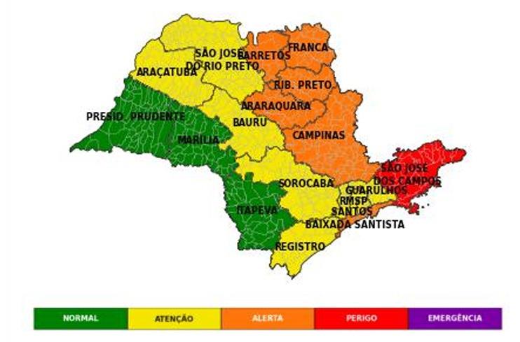 Imagem de Alerta da Defesa Civil: São João da Boa Vista tem previsão de chuva forte até sábado
