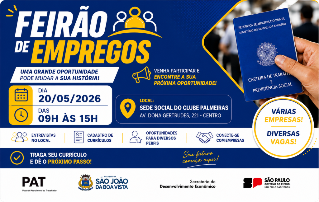 Imagem de Feirão de Empregos reúne empresas e oferece diversas oportunidades de trabalho em São João