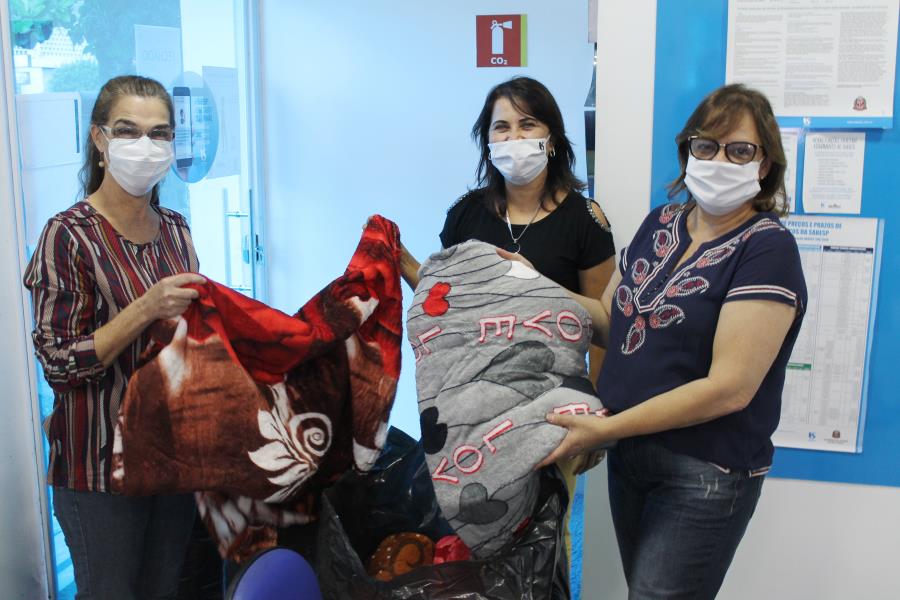 Fundo Social de Solidariedade recebe cobertores da Sabesp