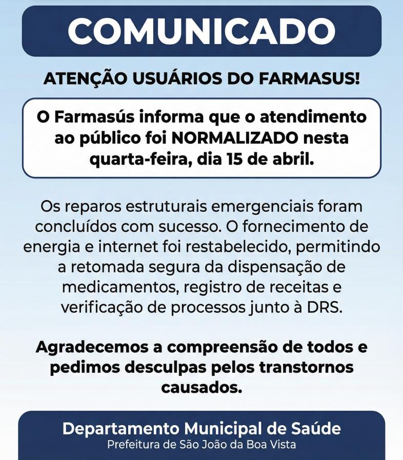 Imagem de Atendimento normalizado no FarmaSUS