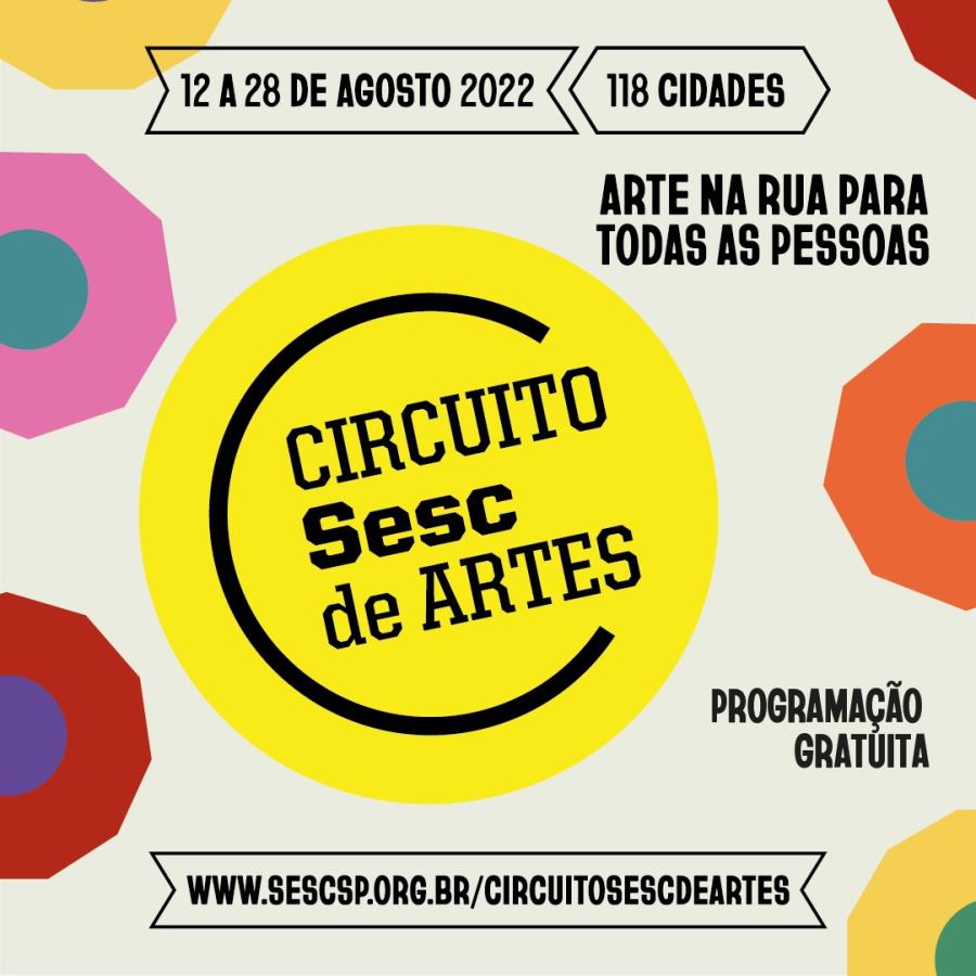 Circuito SESC de Artes traz diversas atrações gratuitas para praças e parques