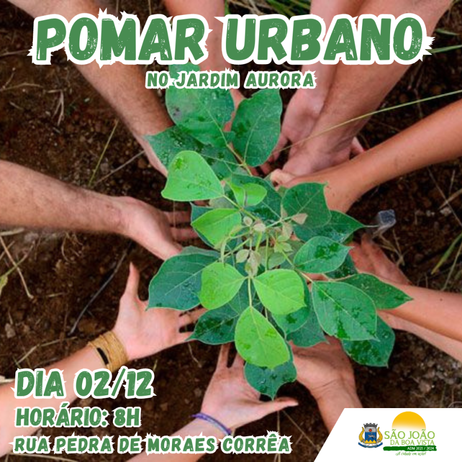Pomar Urbano será plantado no Jardim Aurora