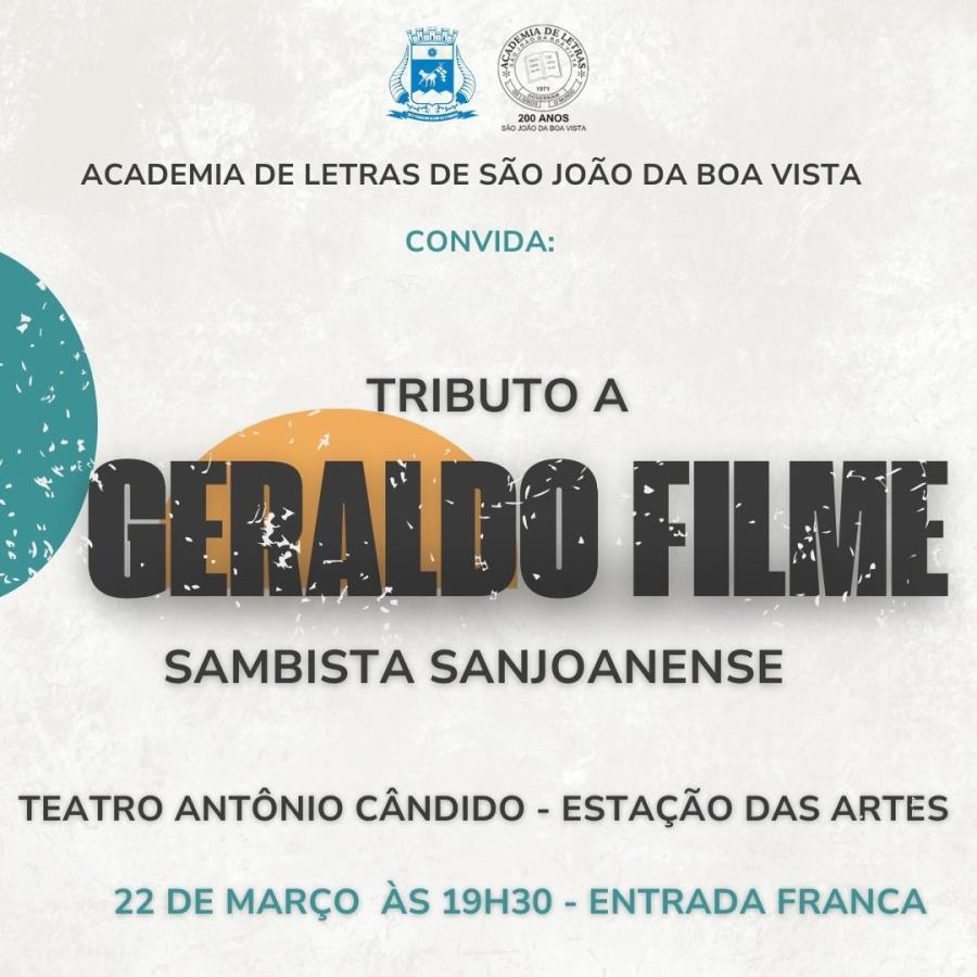 Tributo a Geraldo Filme: Uma Homenagem ao Mestre do Samba Paulista