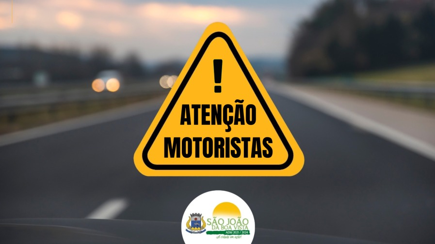 Atenção: interdição de trânsito no Recanto do Jaguari