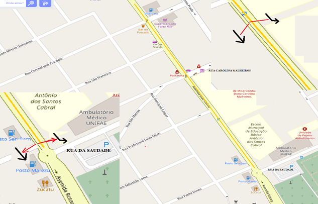 Alteração Avenida João Osório