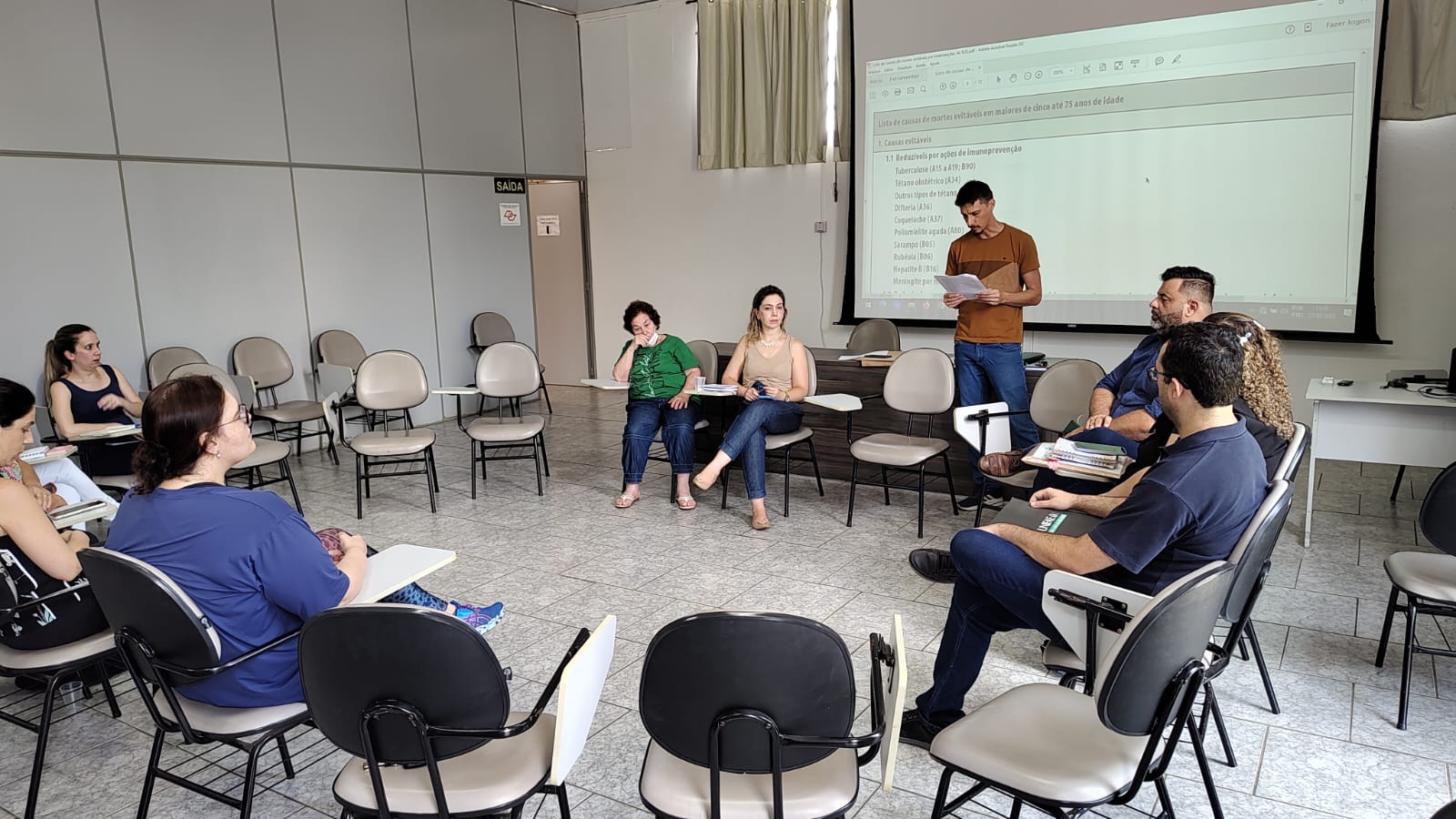 Reunião do Comitê Municipal de Vigiância Óbito Materno, Infantil e Fetal
