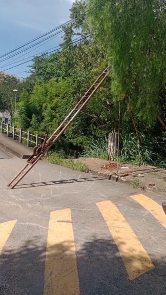 Imagem de Sondagem de solo na Ponte do Half