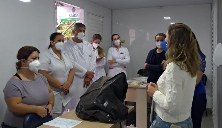 Equipe de Saúde é treinada para atividades no Centro de Enfrentamento à Covid-19