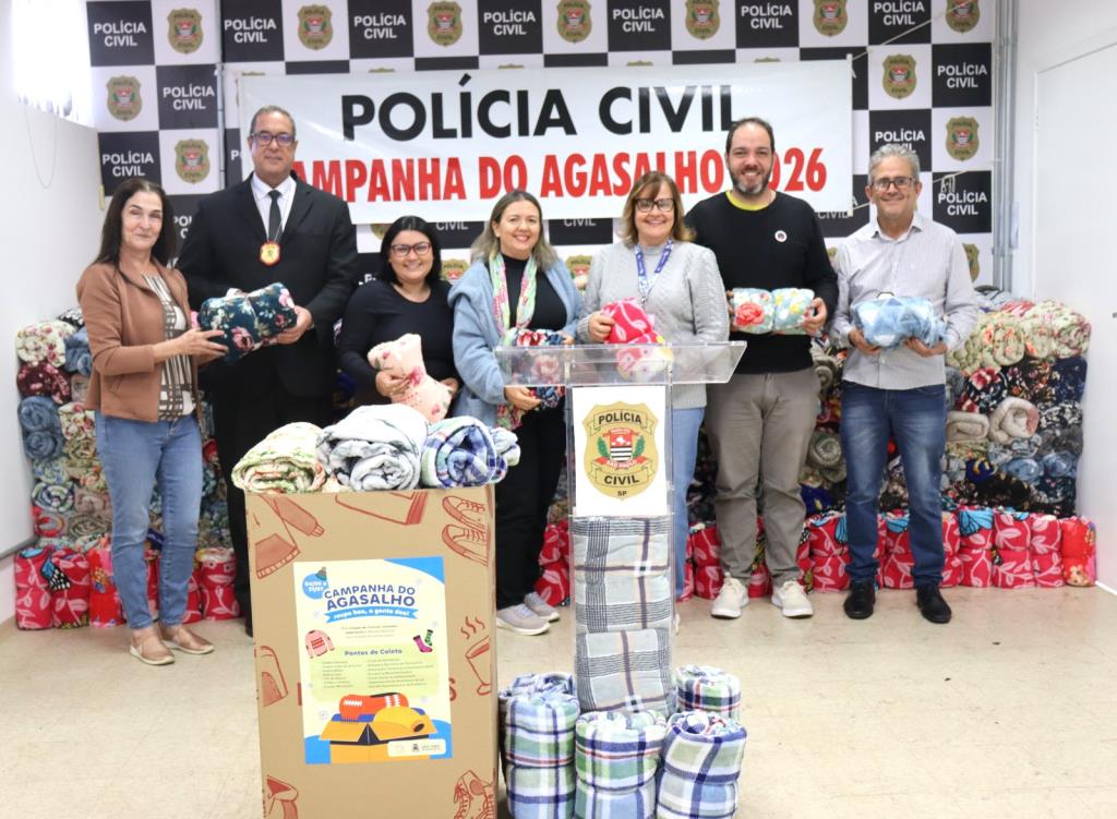 Solidariedade aquece o inverno: Fundo Social recebe 714 mantas da Polícia Civil