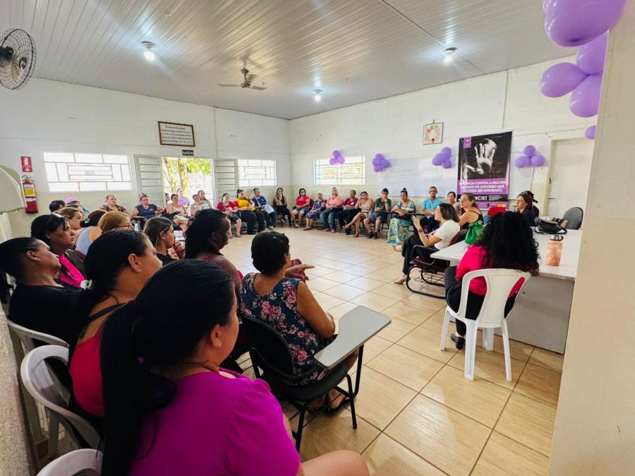 Agosto Lilás no CRAS Durval