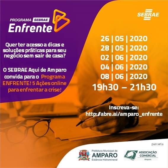 Amparo tem capacitação de programas de ações online para empresas