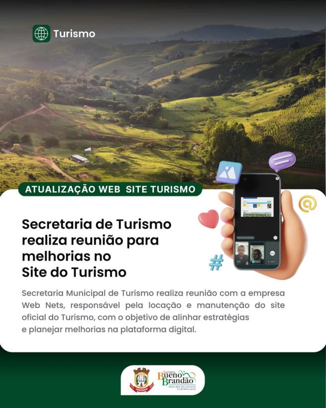 Secretaria de Turismo realiza reunião para melhorias no  Site do Turismo
