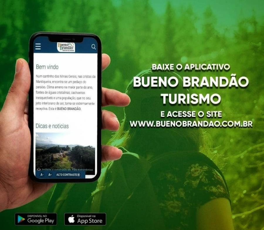 CONHEÇA O APLICATIVO ''BUENO BRANDÃO TURISMO''