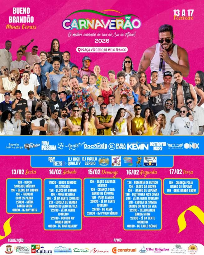 CARNAVERÃO 2026 – BUENO BRANDÃO/MG