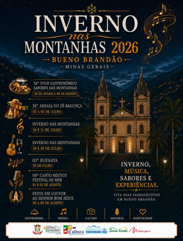 INVERNO NAS MONTANHAS 2026 | BUENO BRANDÃO – MG