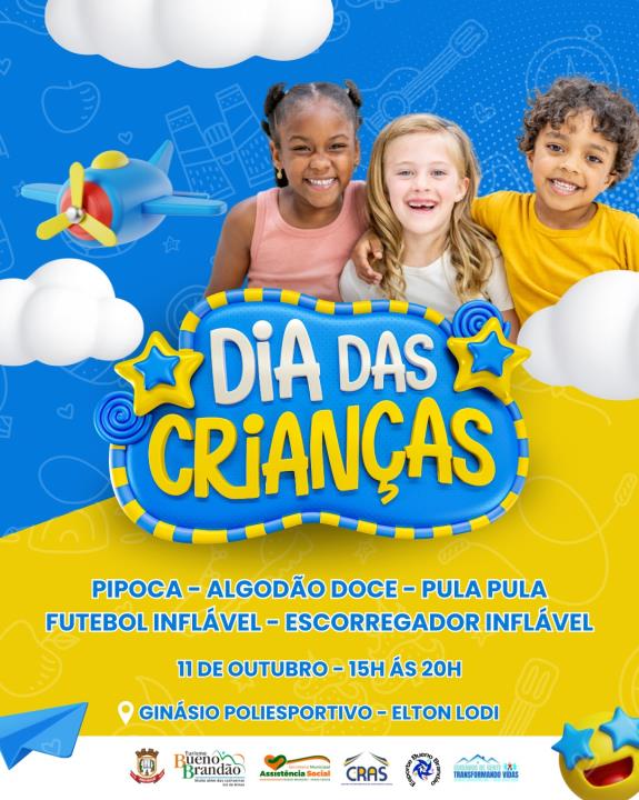 Dia das Crianças em Bueno Brandão!