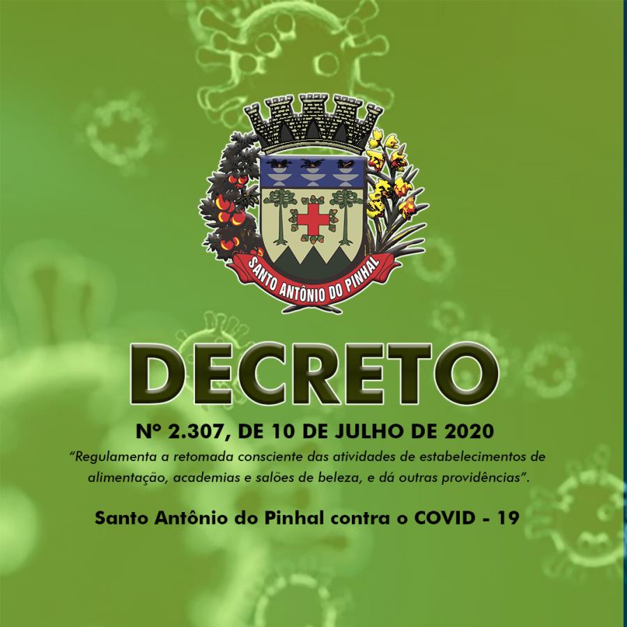 DECRETO Nº 2.307, DE 10 DE JULHO DE 2020