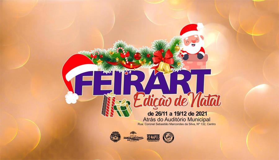 Santo Antônio do Pinhal realiza edição especial de natal da feira de artesanato