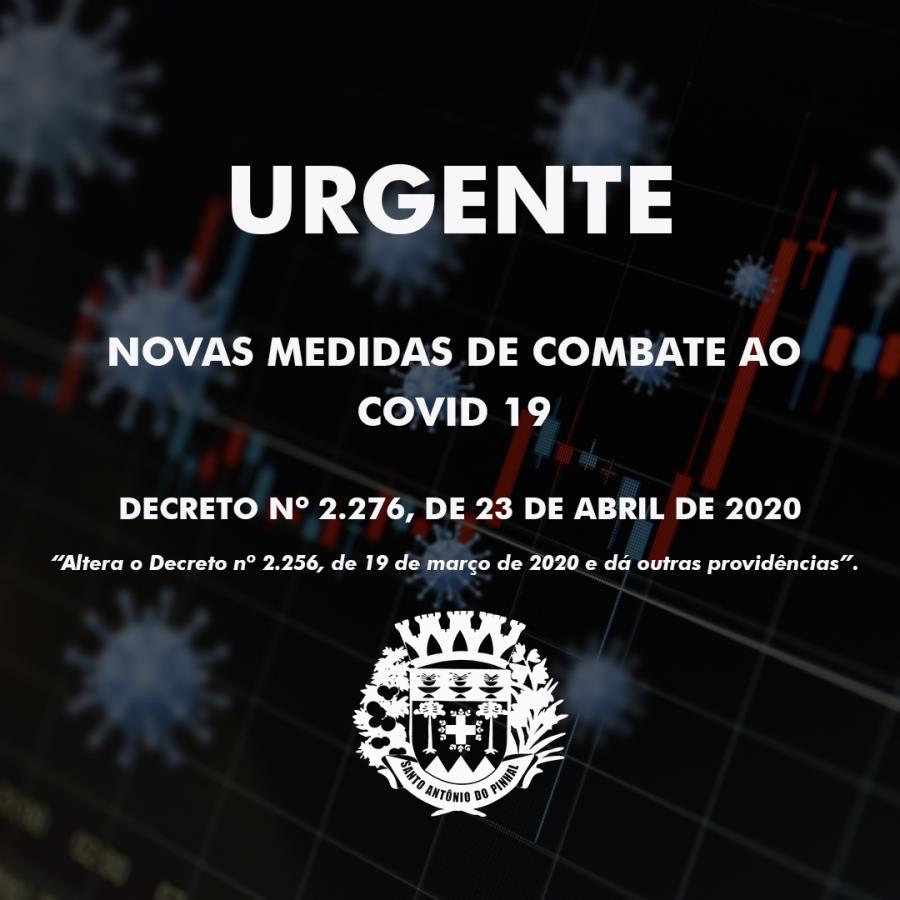 DECRETO Nº 2.276, DE 23 DE ABRIL DE 2020