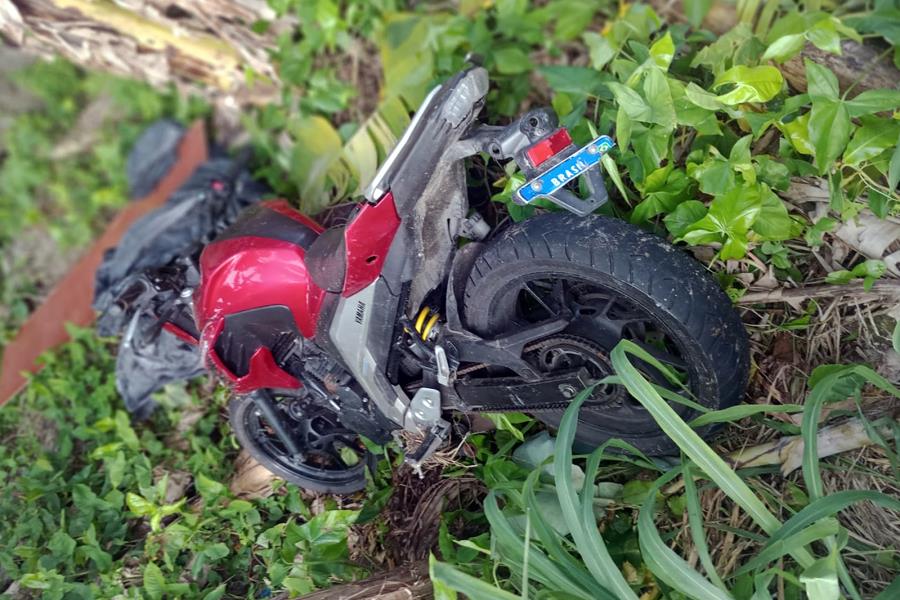 GCM de Mongaguá recupera motocicleta furtada no Jussara