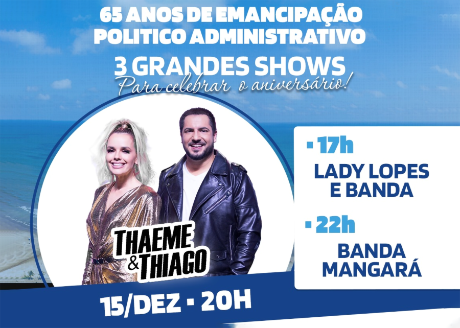 Thaeme e Thiago se apresentam neste domingo (15), na Dudu Samba