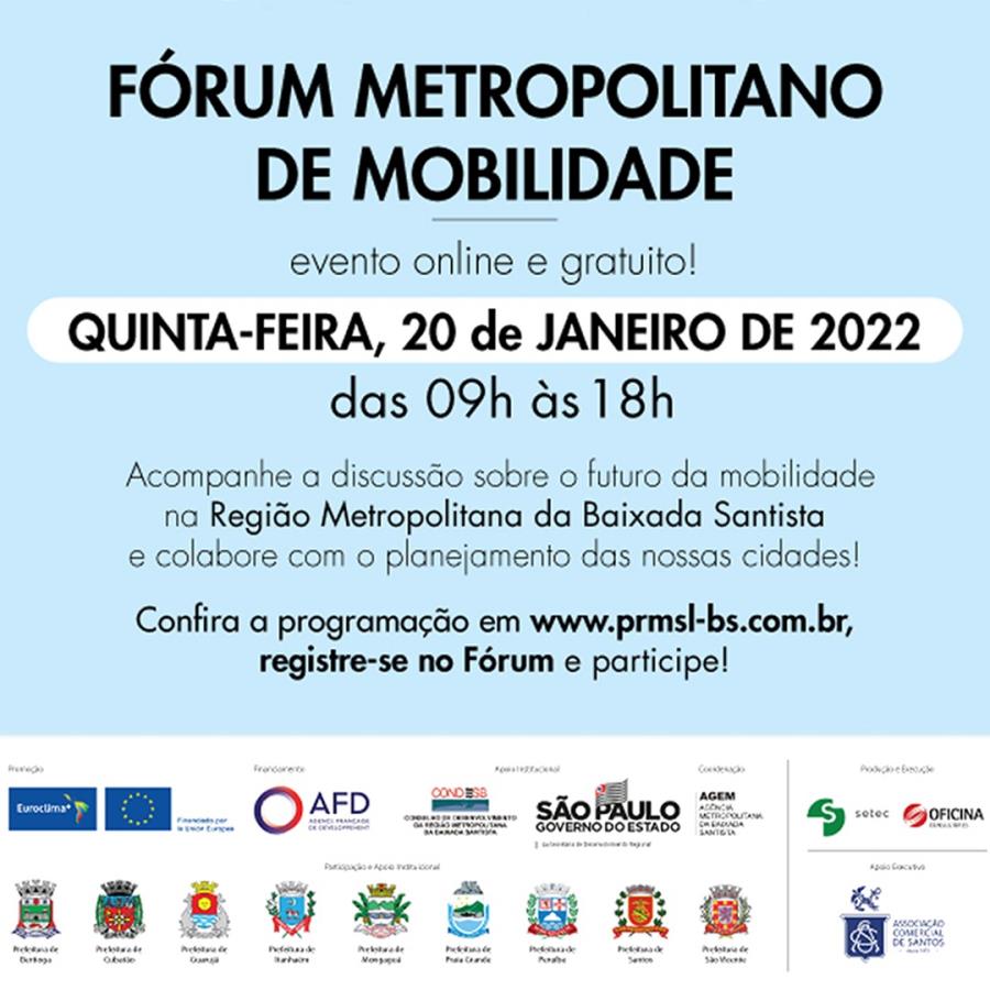 Prefeitura de Mongaguá participa do 1º Fórum Metropolitano de Mobilidade