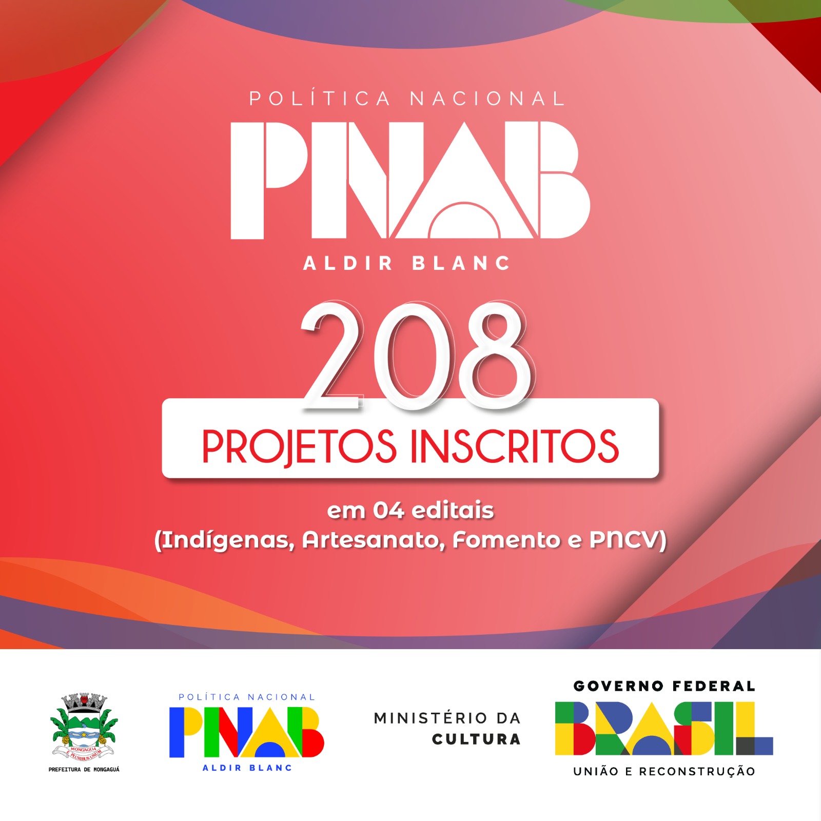 PNAB CICLO I MONGAGUÁ 2024 CONTA COM 208 INSCRITOS