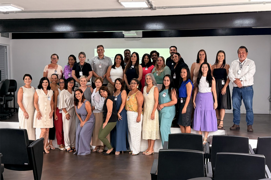 Mongaguá participa de encontro de novas primeiras-damas e presidentes de fundos municipais em São Paulo