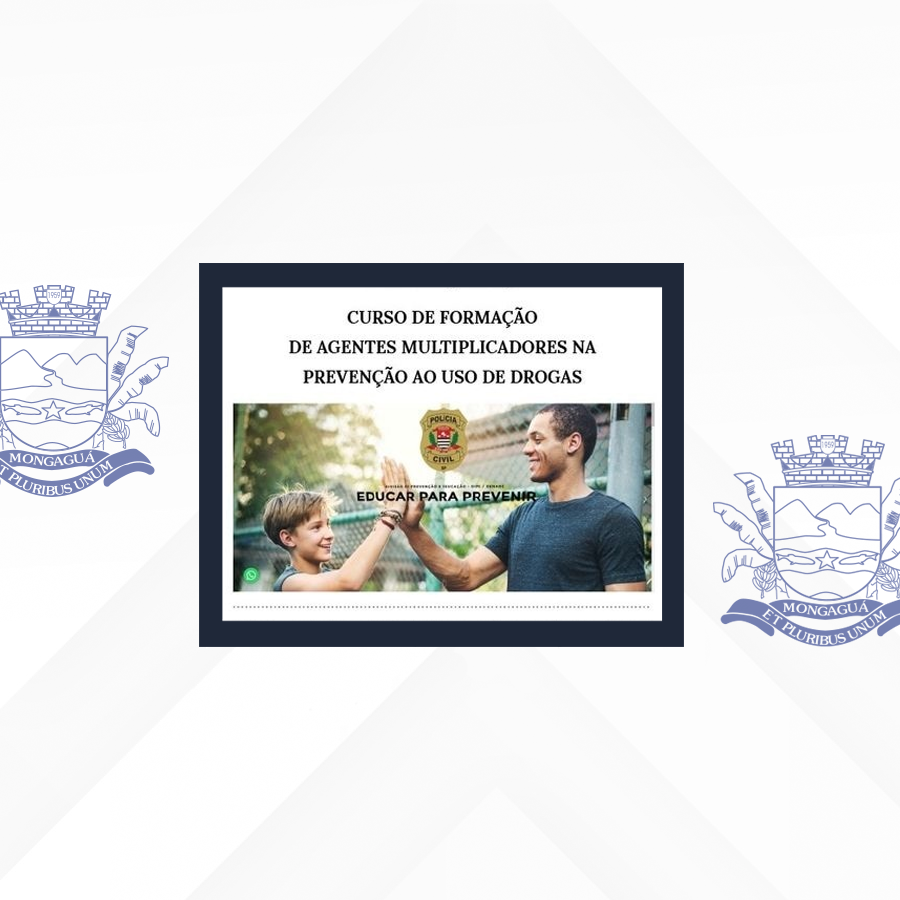 Mongaguá conta com curso de prevenção ao uso de drogas do Denarc, no início de outubro