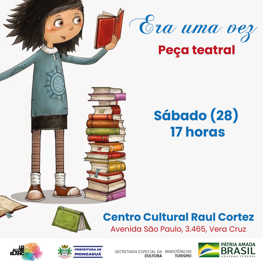 Mongaguá conta com projeto ‘Era uma vez’, no sábado (28)