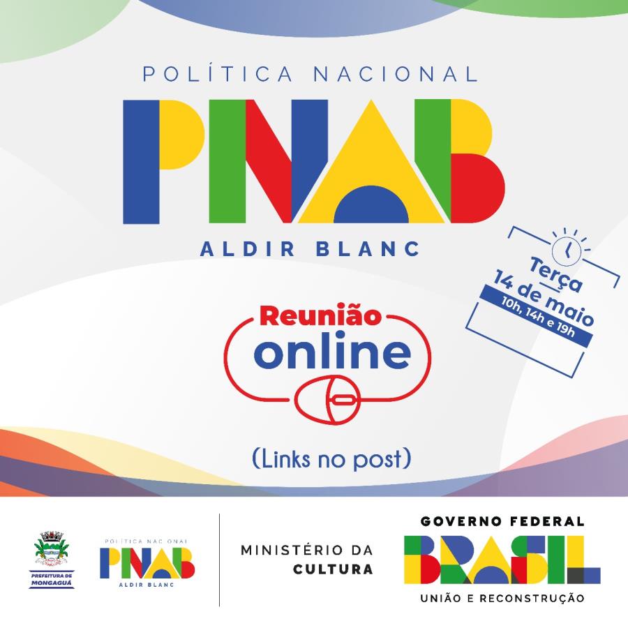 Mongaguá tem reuniões online sobre Política Nacional Aldir Blanc (PNAB) Ciclo I, nesta terça (14)