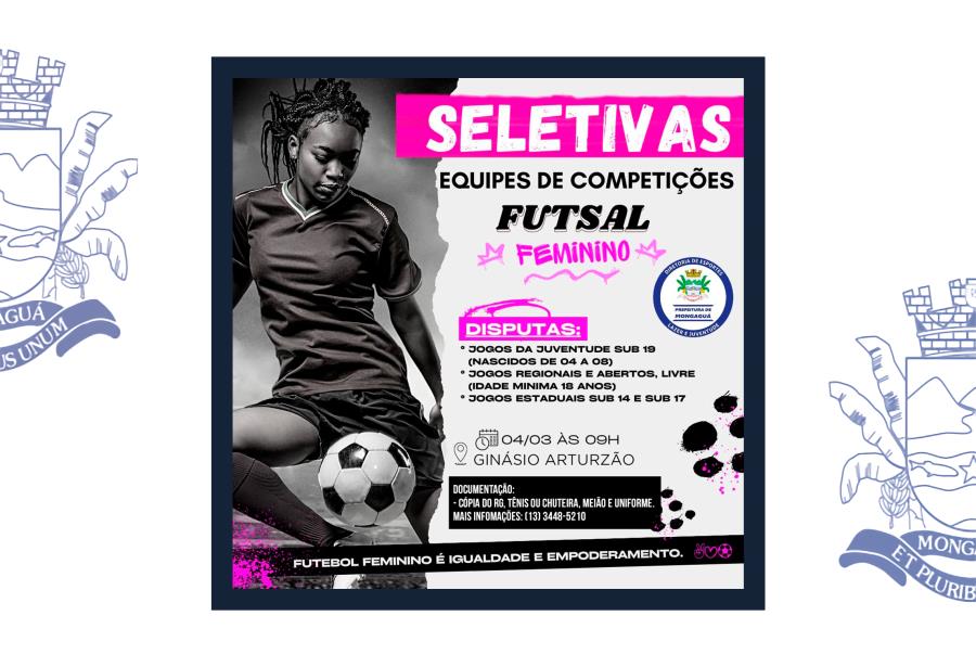 Futebol feminino enfrentará mongaguá e define classificação