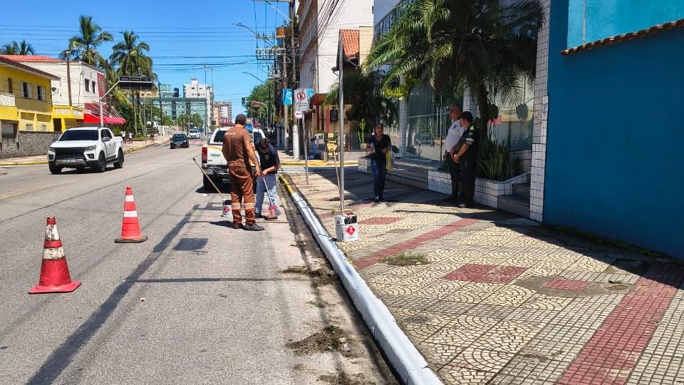 Semutran restaura sinalização da Av. São Paulo e cria novas vagas de estacionamento