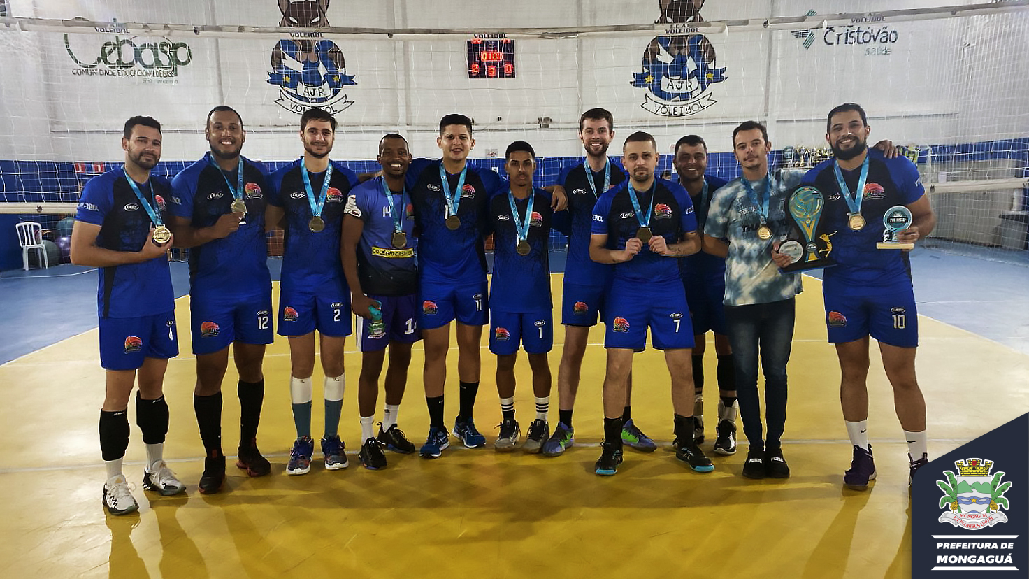 Equipe de voleibol Mongaguá sagra-se campeã da  série bronze no primeiro semestre do TVG 2022