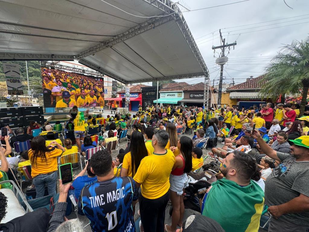 Prefeitura de Mongaguá transmite Brasil x Noruega na Praça Dudu Samba neste domingo (5)