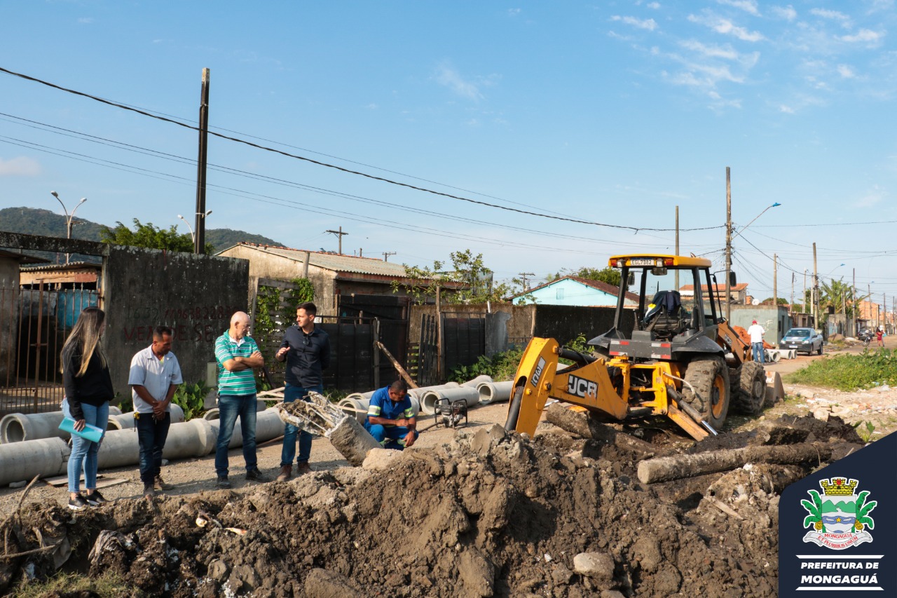 Prefeitura inicia obra de drenagem na Avenida Washington Luís