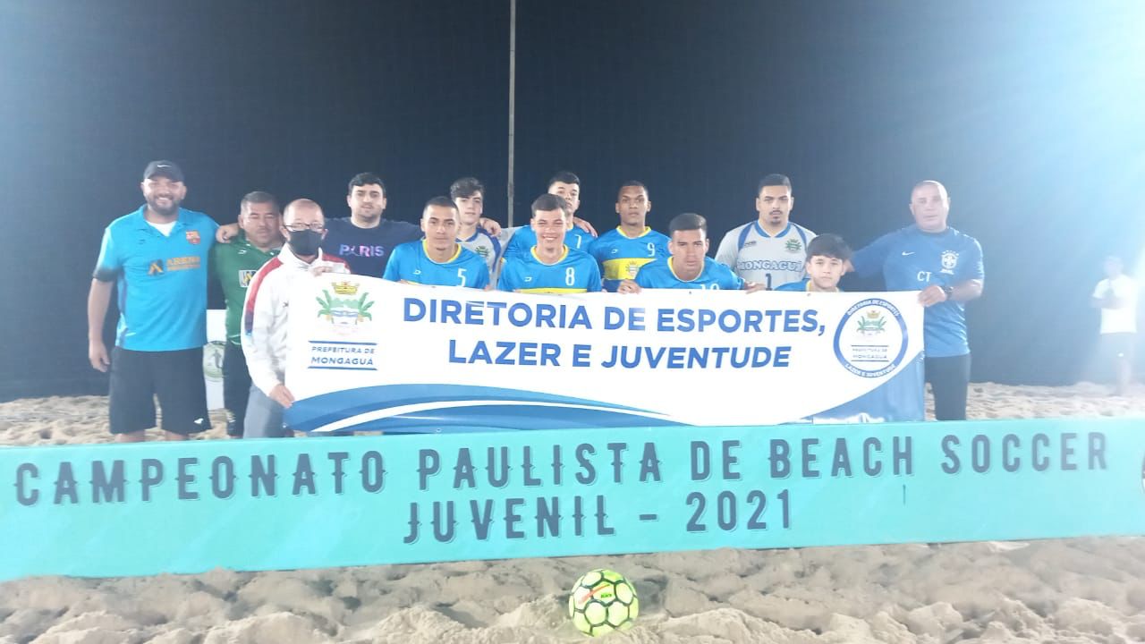 MONGAGUÁ ESTREIA COM VITÓRIA NO PAULISTA DE BEACH SOCCER SUB-17