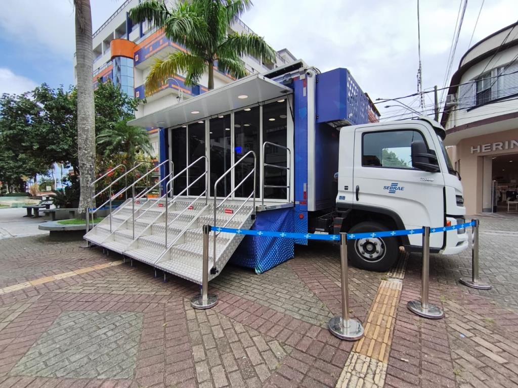 Mongaguá recebe Sebrae Móvel na Praça Fernando Arens entre 16 e 20 de março