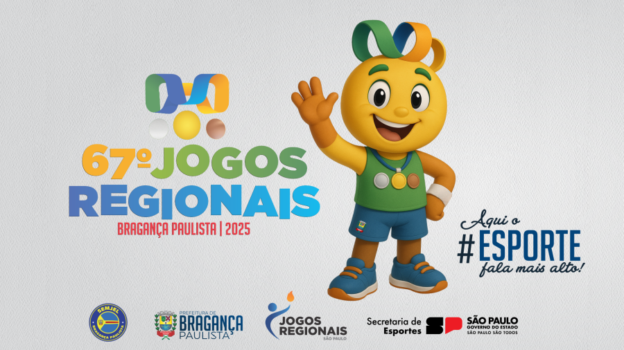 Programação 67º Jogos Regionais, da 4ª Região Esportiva do Estado de São Paulo.