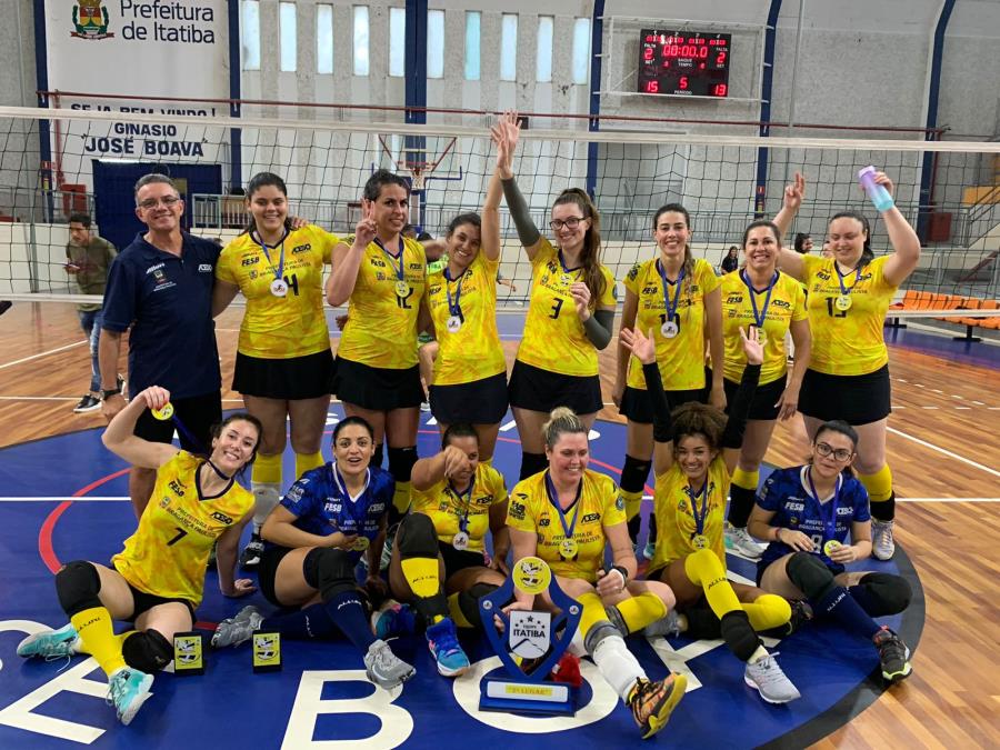 Equipe de Voleibol Adulto Feminino de Bragança Paulista conquista