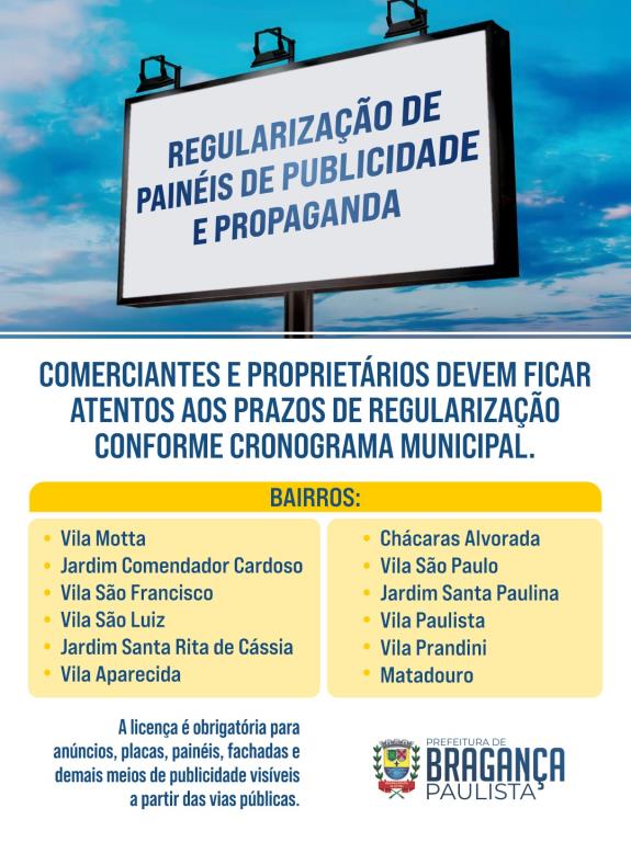 Comerciantes devem se atentar aos prazos de regularização de publicidade e propaganda
